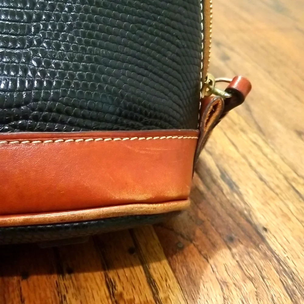 Dooney & Bourke Textured Leather Zip Satchel